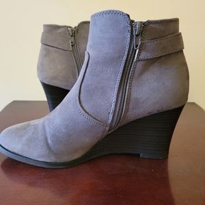 Maurice's suede booties